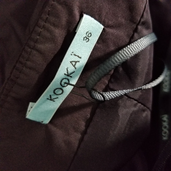 KOOKAI | Burgandy burgundy strapless ruched dress - Picture 5 of 7